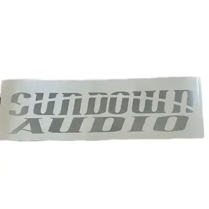 Sundown audio decal