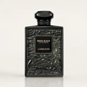 Regal Black Perfume for Men, 100mL | Black Pepper, Sandalwood & Leather Woody Spicy Perfume