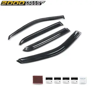 Fit For 2009-2025 Dodge Ram 1500 2500 3500 Crew Cab Window Vent Visor Rain Guard