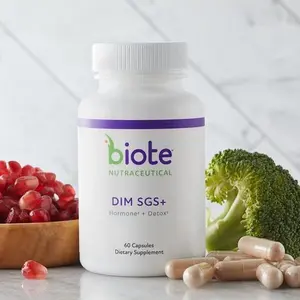 BioTE Nutraceuticals DIM SGS+ Hormone Balance & Detox Support 60 Capsules Dietary Supplement for Wellness Immune Boosting Probiotics & Prebiotics