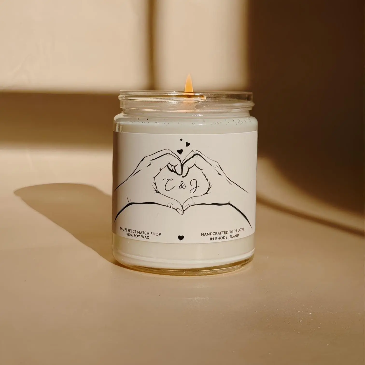 Love personalized initials candle I love you candle, Gifts for her, gifts for him, relationship gifts, Valentines day, boyfriend, girlfriend