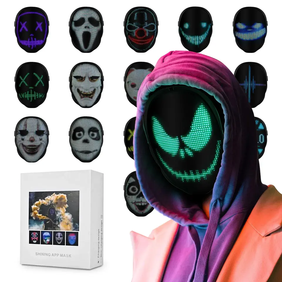 Led Mask with Bluetooth Programmable App