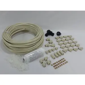 Outdoor Patio Cooling System- Do It Yourself Misting System for Cooling Stables Porches, Backyard & Cattle Sheds