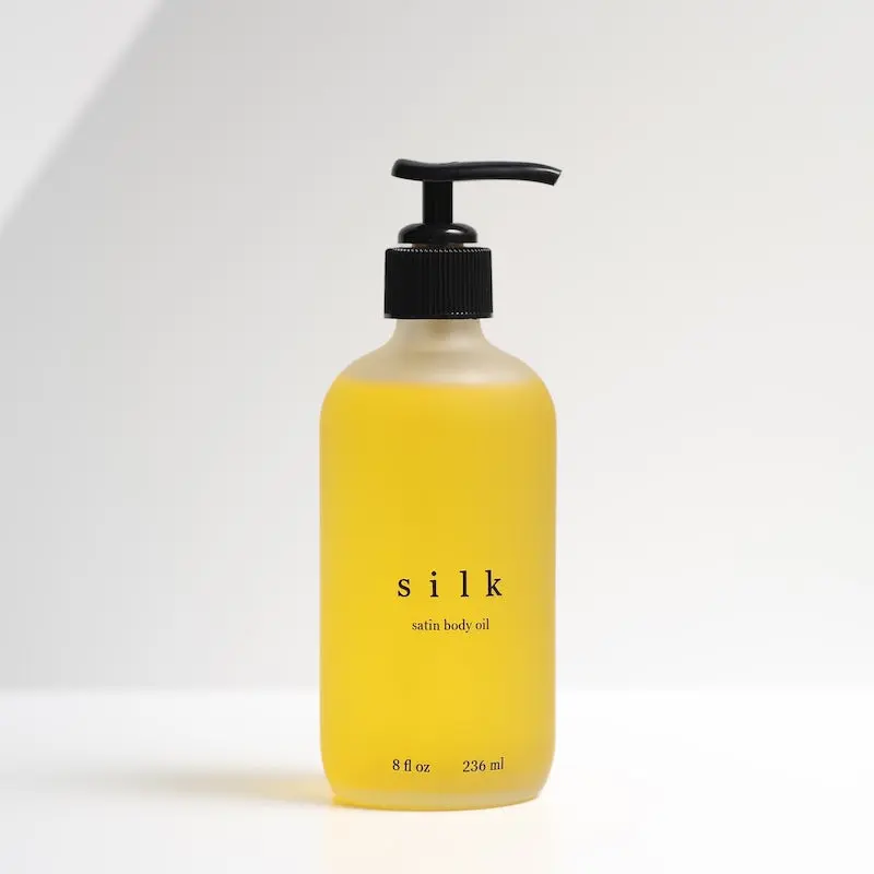 Silk Body Oil | Lightweight Body Oil for Glowing Skin | Fast-Absorbing Botanical Oils
