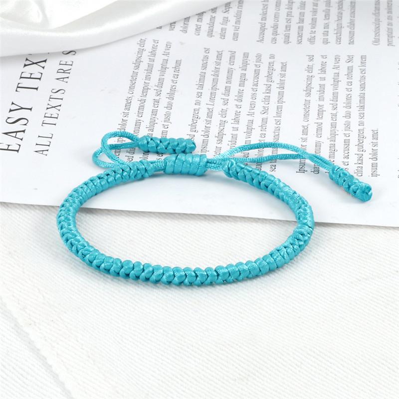Woven Blue Rope Knots Bracelet