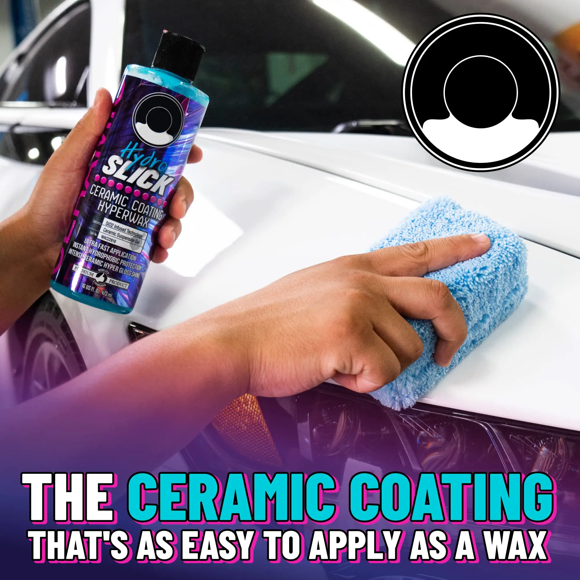 Ceramic Spray Coating - Advanced Car Coating Agent with Dust-Proof and Glazing Effects, 16 fl oz for Cars, Trucks, SUVs, Motorcycles, RVs & More