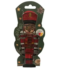 Large Toy Soldier Cookie Cutter Tin - Baking Utensils, Bakeware with Red Uniform and Hat, Ideal for Baking, Cookie Decoration