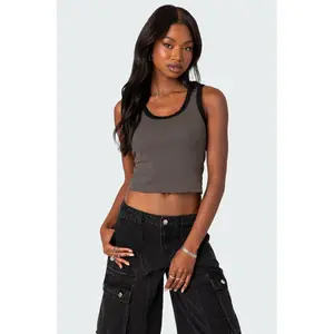 Alix Lacey Ribbed Tank Top