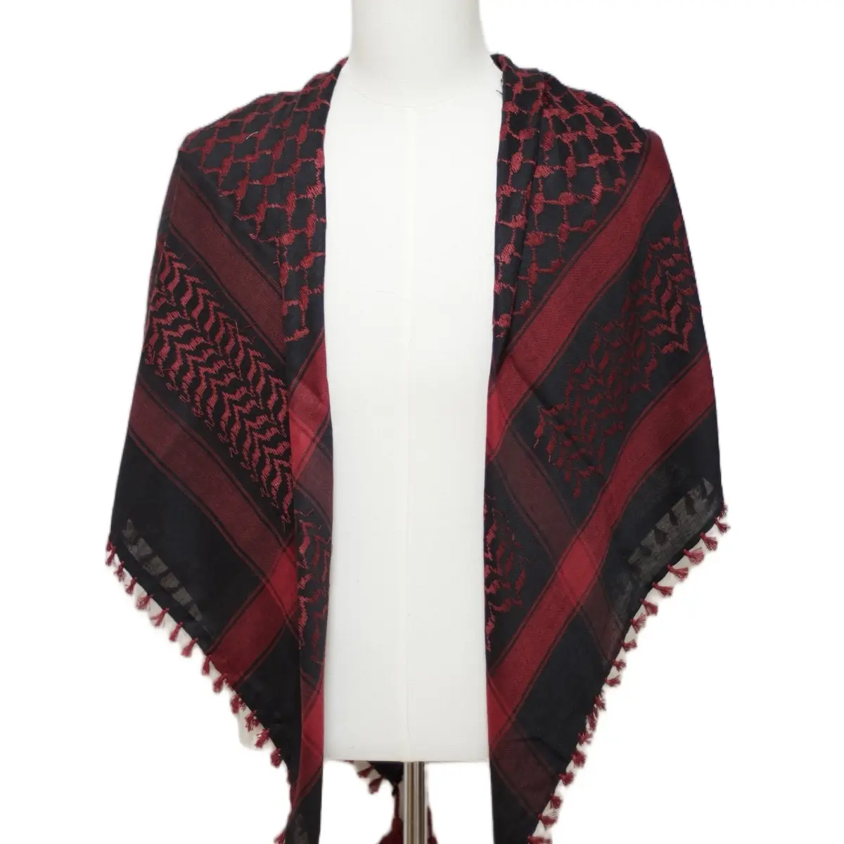 Ahla Shabab Black & Maroon Hatta/Kuffiyeh Ahla Shabab Black & Maroon Hatta/Kuffiyeh