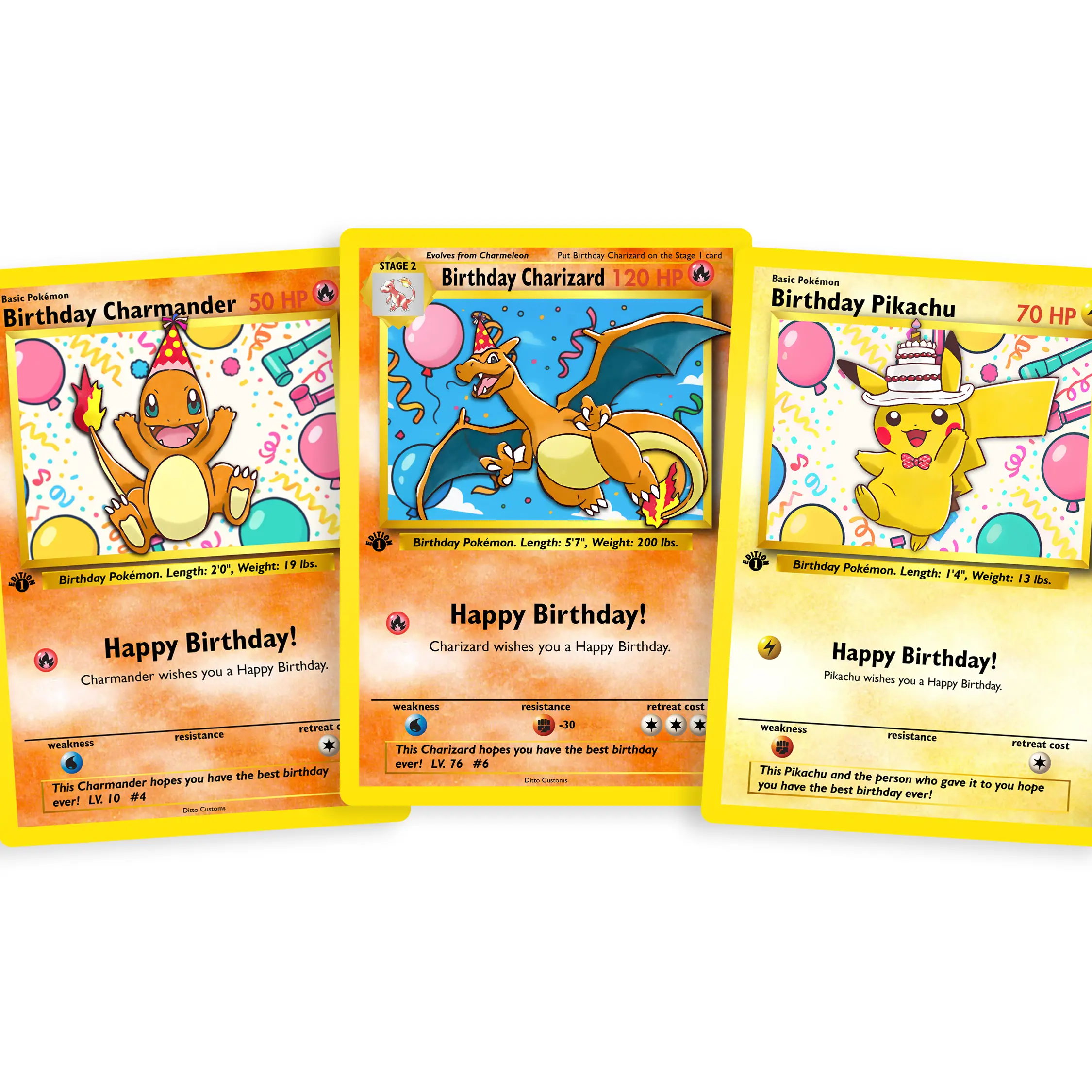 Happy Birthday Pokemon Card - Great Gift - TikTok Shop