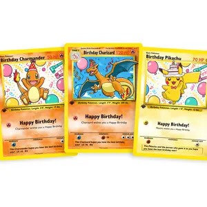 Happy Birthday Pokemon Card - Great Gift