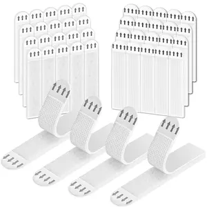 Large Picture Hanging Strips, 20 Pairs (40 Pieces) - Sticky Wall Hangers for Pictures, -Free -Free Adhesive Poster Strips (Refillable) for Frame Mounting