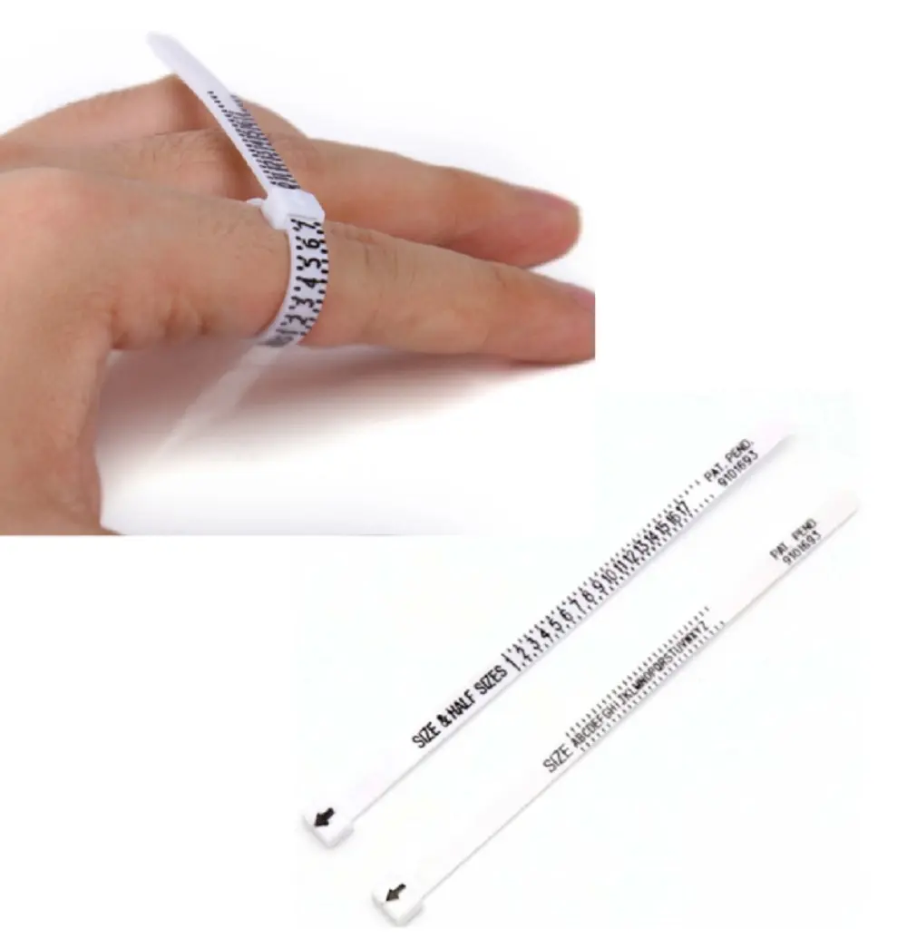 TIKA 2-Pack Ring Sizer Gauge Set, Finger Sizing Mandrel and Measuring Tool for Accurate Jewelry Sizing