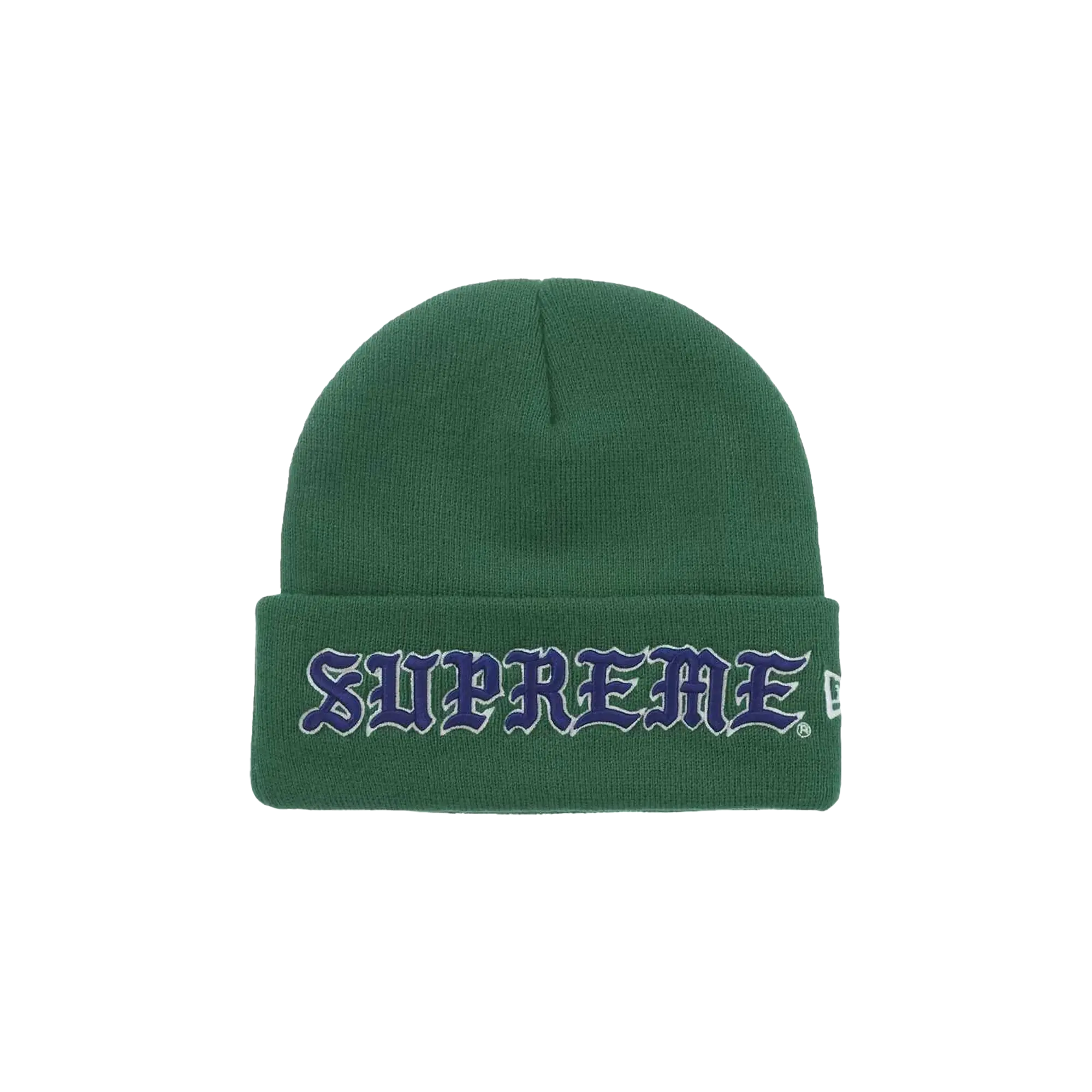 New Era Old English Beanie "Green" SU27210