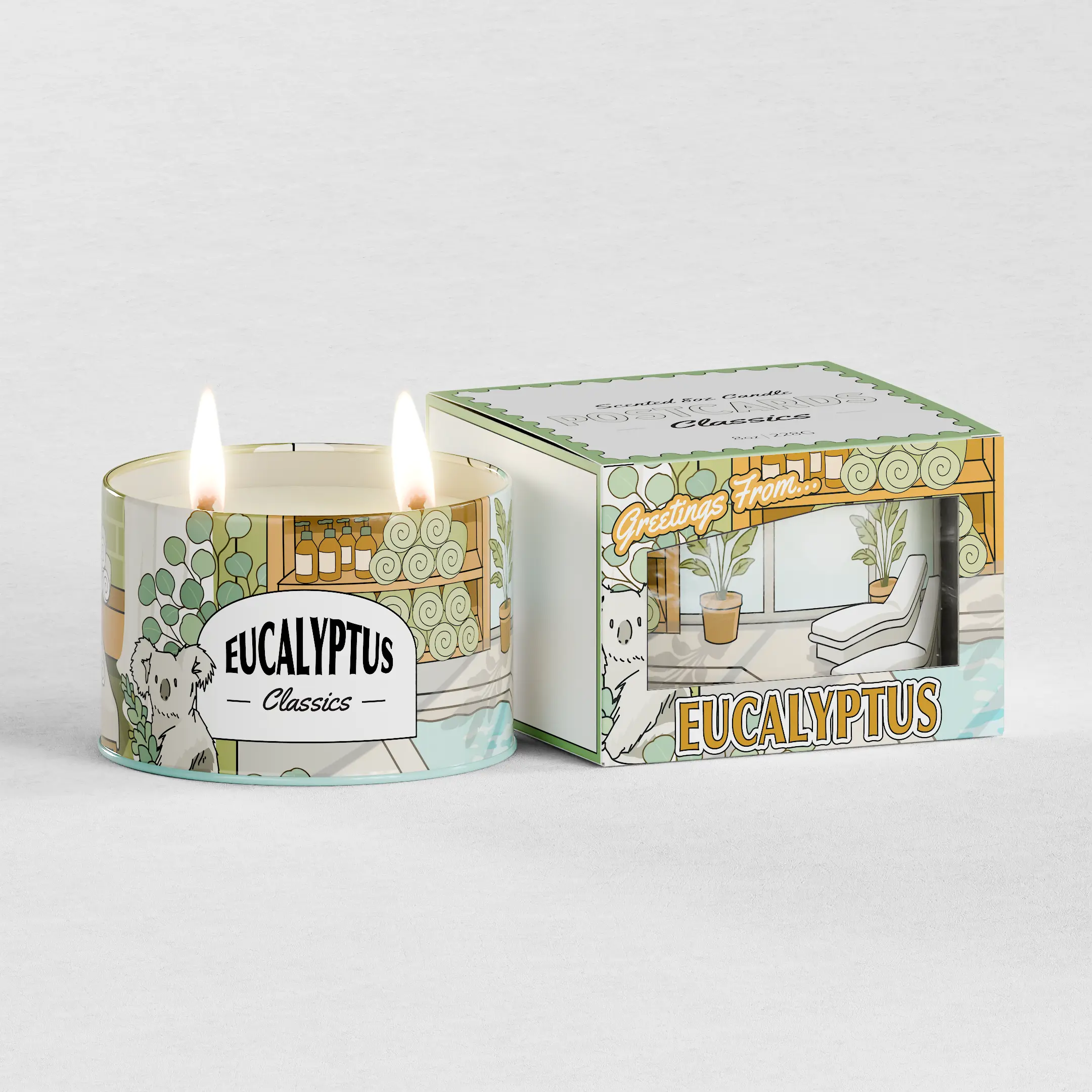 Classic Eucalyptus Scented Candle