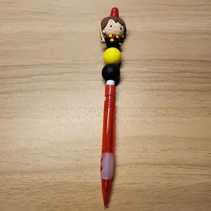 Beaded mechanical pencil - a boy with a wand