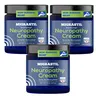 Migrastil Neuropathy Cream - Soothing Cream 3-Pack for Feet, Legs, Hands, Etc. Aloe Shea Butter Gentle Clove Moisturizing Body Care Daily. HSA/FSA Eligible