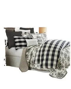 Hiend Accents Unisex Camille King Size Bedding Set 3 Piece - Fb1778ds-Sk-Bk