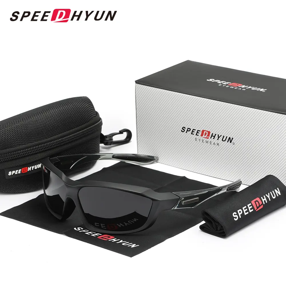 SPEEDHYUN 2026 Sports Polarized Sunglasses Men Anti-Reflection UV400 Eyewear Vintage Style Ideal for Driving, Cycling, Beach & Outdoor Activities Perfect Birthday/Holiday Gift for Men Women 7411