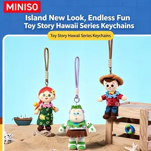 Disney Toy Story Chill Resort Keychain Plush – Take Your Favorite Character Anywhere! Soft Hawaiian Mini Stuffed Toy for Backpack, Purse & Keys
