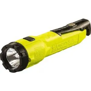 Streamlight Tactical Flashlight - White LED Bulb, 140 Lumens, Industrial Outdoor Home Improvement Light, Yellow Plastic Body, 3 AA Alkaline Batteries Not Included, Model 68780
