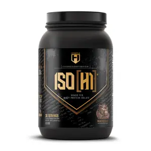HOSSTILE ISO[H1] 100% Whey Protein Isolate Powder - 30 Servings, 26g Protein per Serving, Post-Workout Muscle Recovery Fitness Supplement