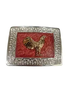 Rooster Western Style Cowboy Belt Buckle Hebilla Vaquera Gallo
