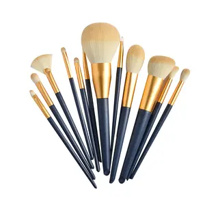Makeup Brushes 12 Pcs Professional Synthetic Makeup Brush Set