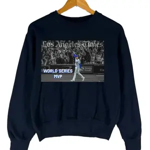 Freddie Freeman Dodgers Sweatshirt, Hoodie, Baseball Unisex Crewneck, Game Day Shirt Casual Classic Cotton Fabric Menswear Embroidery, clothing, Unisex Gift