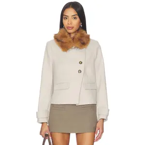 ba&sh Terry Coat in Ecru