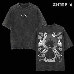 Benimaru Shinmon Fire Force Anime Retro Limited Vintage Double Printed Heavyweight Oversize, Anime Washed Tee, Gift For Anime Fans And Lover 8N9