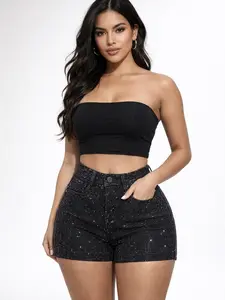 Amy Rhinestone Short