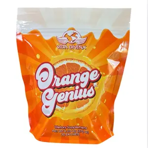 Orange Genius Energy Drinks Beverage Sport Fruit Natural Vitamin Sugar free