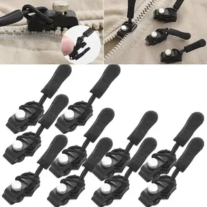 Universal Zipper Repair Tool 9-piece Set -3 Large, 3 Medium, 3 Small - Durable Replacement Head for Easy Repair