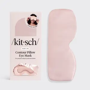 Kitsch Contour Pillow Eye Mask Soft Satin & Memory Foam for Lash Protection & All-Night Comfort