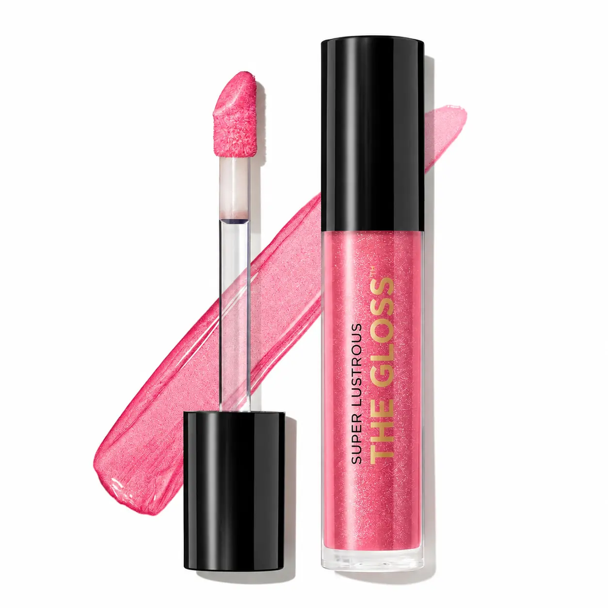 Super Lustrous The Gloss, 210 Pinkissimo, 0.13 oz | Non-sticky lip gloss with glossy-shine finish. Lightweight formula deposits shiny color & moisture for plumper-looking lips.