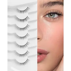Natural Lashes Natural Eyelashes Short Eyelashes Natural Look False Eyelashes Wispy Eye Lashes 10mm Small Lashes Fake Lashes