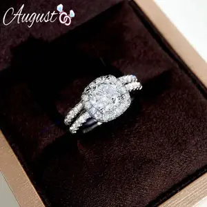 Women's Elegant Stackable Square Cubic Zirconia Rings Set - Wedding Bands, Daily Jewelry Gifts for Her, Stackable Rings