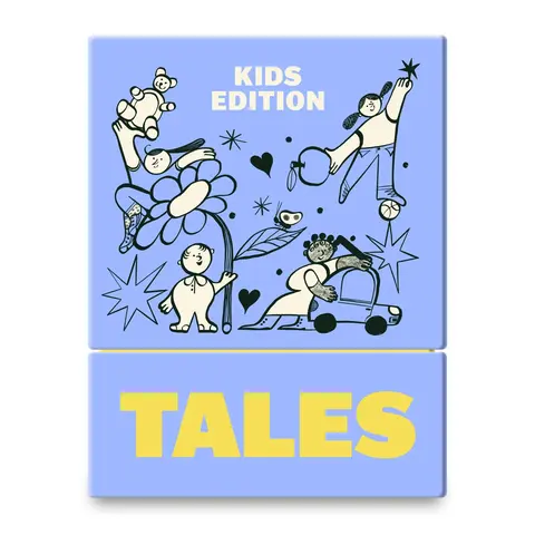 TALES Kids Edition Card Game – Fun Conversation Starters for Kids' learning, Family Game Night, Family Connection & Learning Through Play,  Playful Questions and Laughter, Family Interactive Card Game, family reunion,  fun family game night activity