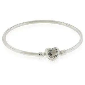 PANDORA Moments Silver Bangle Bracelet - 596268-21