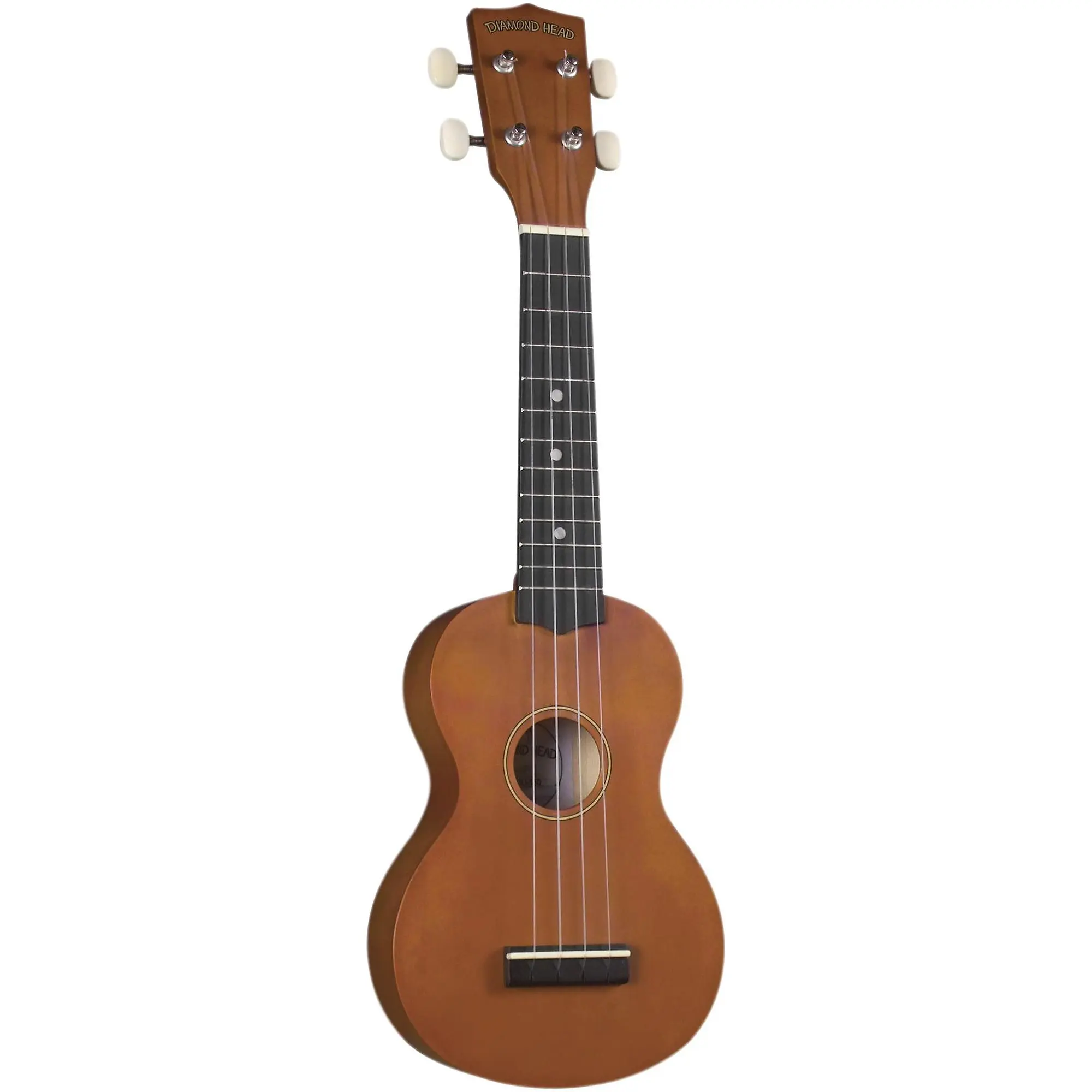 Diamond Head DU150 Soprano Ukulele Natural Black Fingerboard With Bag