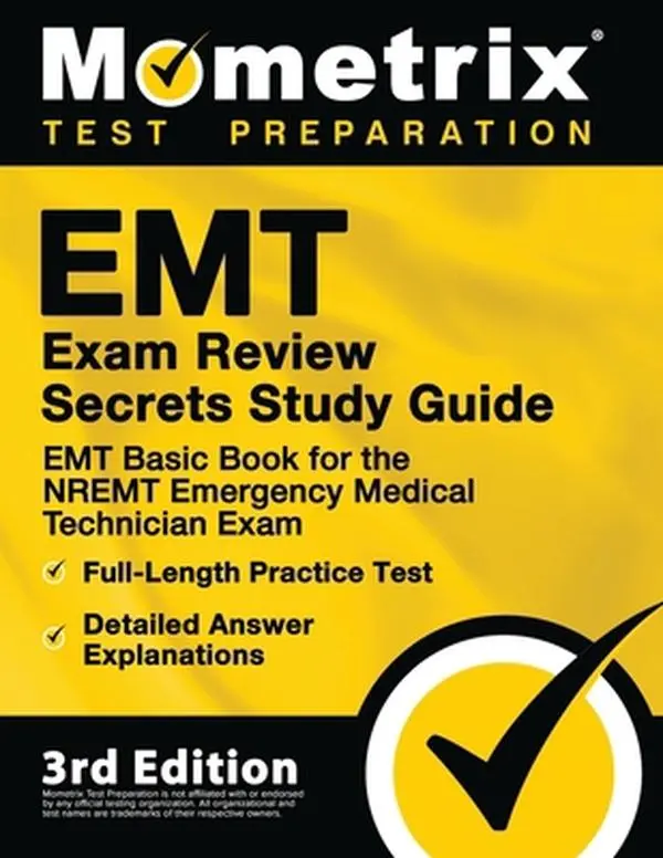 USED Book - EMT Exam Review Secrets Study Guide - EMT Basic Book for the NREMT Emergency Medical Technician Exam, Full-Length Practice Test, Detailed Answer Expla by Mometrix Test Prep (Paperback) - english