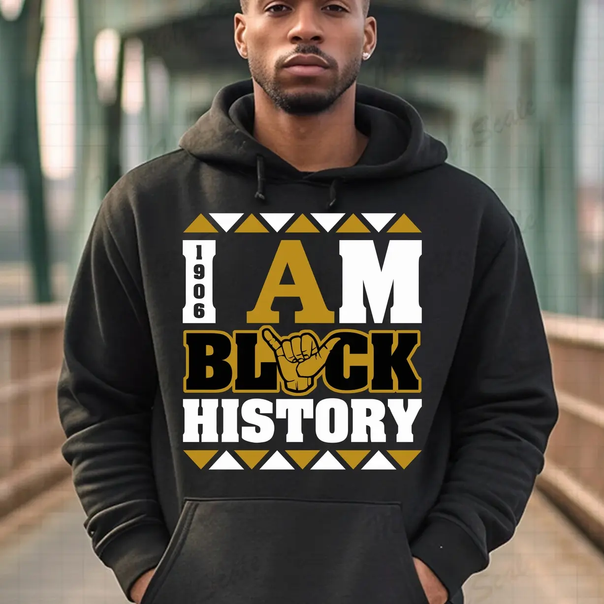 Alpha Phi Alpha Hoodie. Alpha 1906 Fraternity Hoodie. Ice Cold Brothas, The Oldest & The Coldest, Men of Distinction.