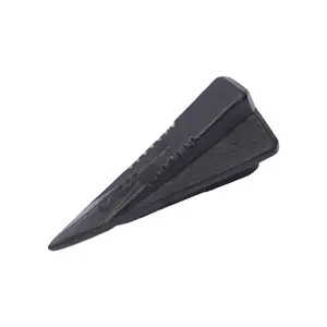 Manual Splitting Wedge 4lbs, Four-Direction Diamond Shape, Forging Steel Material, Effortless Splitting, One Wedge Splits Into Four Pieces