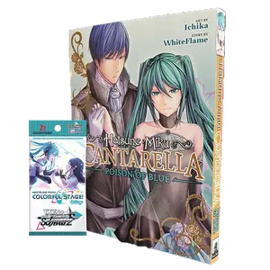 Hatsune Miku Cantarella Poison Of Blue Paper Back & Weis Schwarz Colorful Stage Booster Pack Bundle - Qty 1