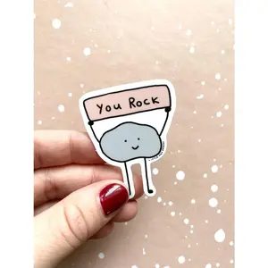 You Rock vinyl sticker // cute sticker // you rock sticker
