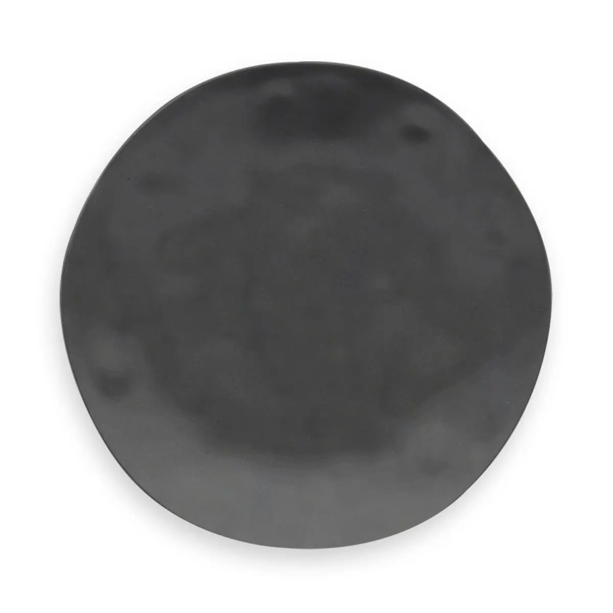 TarHong TT20743872 10.5 in. Black Bamboo Aesthetic BPA-Free Melamine Plates, Set of 6 - Planta, Majority Plant-Based, Casual Indoor Tabletop Dinnerware
