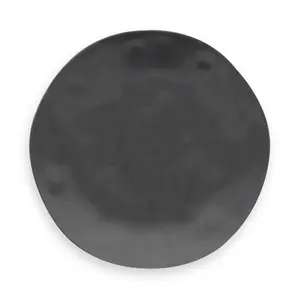 TarHong TT20743872 10.5 in. Black Bamboo Aesthetic Melamine Plates, Set of 6 - Planta, Majority Plant-Based, Ideal for Indoor Tabletop Dinnerware