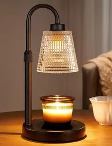 Innqoo Dimmable Candle Warmer Lamp with Timer, Height-Adjustable Jar Candle & Wax Melts Warmer, Women's Mom Birthday & New Home Housewarming Decor Gift