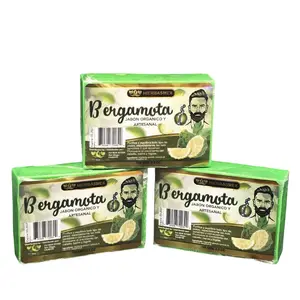 3 Pack Jabon de Bergamota Barra Bergamot Bar Soap 100gr. Jabones Combo